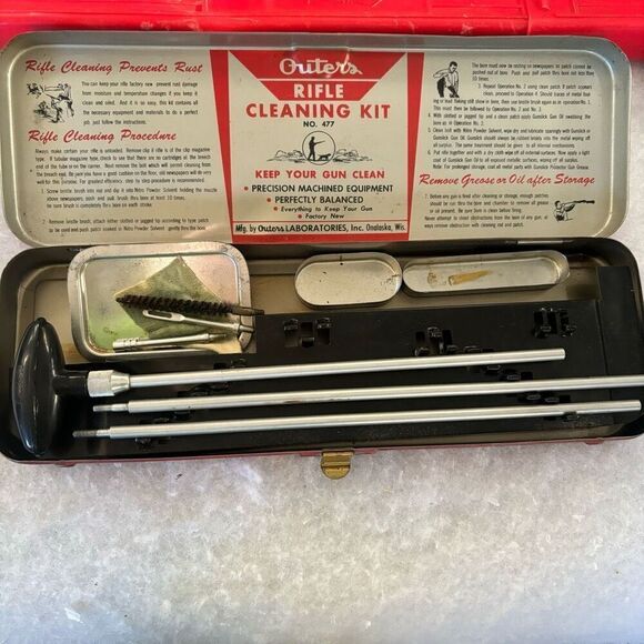 Vintage Outers Gunslick 30 Cal. Rifle Kit *Missing Pieces* - Picture 3 of 5